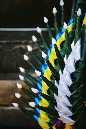 Bouquet in Worship teacher Ceremony in Thailandの素材