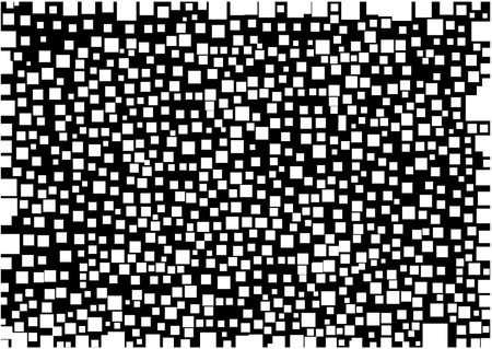 Geometric shape on black background.- illustration,square,wallpaperのイラスト素材