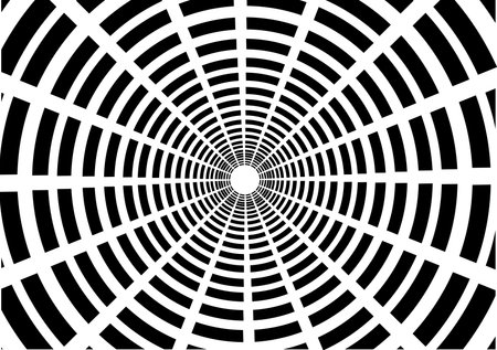 Geometric black circle.- illustration,Expanded circleのイラスト素材