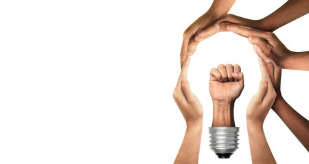 People power concept and diversity populist inspiration as a social movement idea. Human rights...