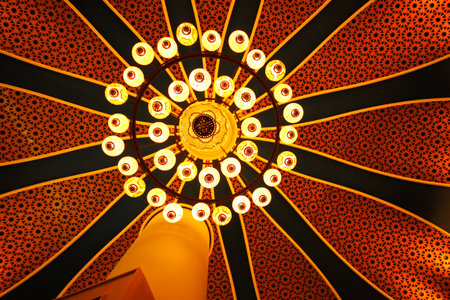 Chandeliers on Ceilingのeditorial素材