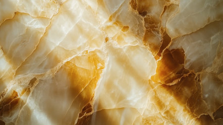 This stunning onyx texture features warm earthy tones and intricate patterns, showcasing natural beauty. Perfect for backgrounds and design projects.の素材