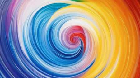 A vibrant abstract image showcasing swirling colors that create a dynamic and energetic visual experience, perfect for modern art-inspired projects.の素材