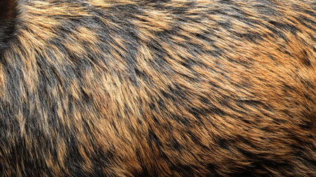 A stunning close-up of tortoiseshell cat fur showcasing vibrant colors and intricate details. This image highlights the unique patterns and textures of domestic feline fur, perfect for various creative projects.の素材