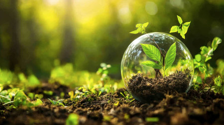 A dynamic team of scientists developing bioenergy solutions as part of an ESG-driven research project.の素材