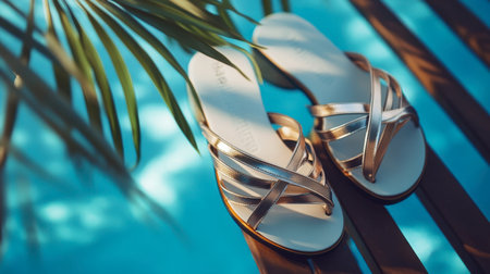 A pair of elegant womenの素材