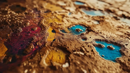 Explore this abstract image featuring vibrant colors and intricate textures. Perfect for artistic projects, backgrounds, or modern decor inspirations.の素材