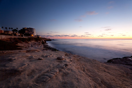Sunset at La Jolla Cove, California