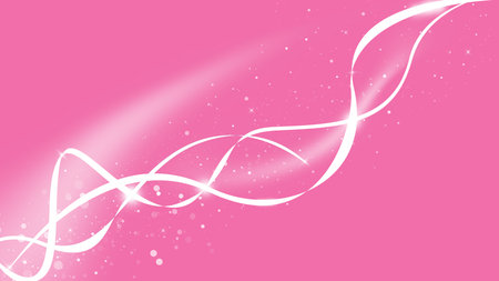 Pink wave galaxy and glitter sparkle defocused rays lights bokeh abstract background.の写真素材