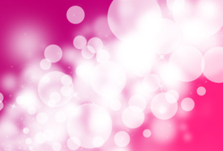 Pink glitter sparkle defocused rays lights bokeh abstract background.の写真素材