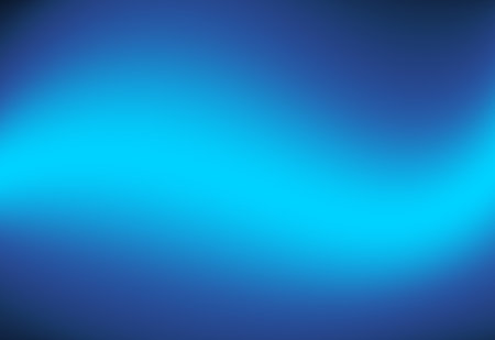 Blue defocused rays lights abstract background.の写真素材