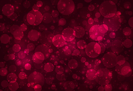 Mulberry color  glitter sparkles defocused rays lights bokeh abstract background.の写真素材