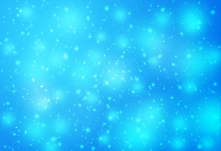 Blue glitter sparkles defocused rays lights bokeh abstract chistmas background.の写真素材