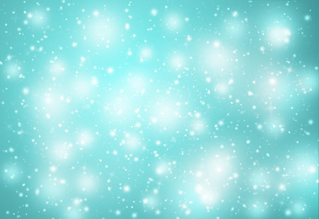 Blue glitter sparkles defocused rays lights bokeh abstract background.の写真素材