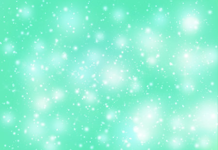 Green glitter sparkles defocused rays lights bokeh abstract background.の写真素材