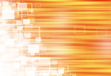 Gold ray lights technology defocused square abstract background.の写真素材