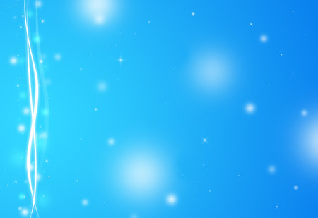 Blue glitter sparkle defocused rays lights bokeh abstract background.の写真素材