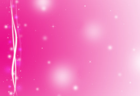 Pink glitter sparkle defocused rays lights bokeh abstract background.の写真素材