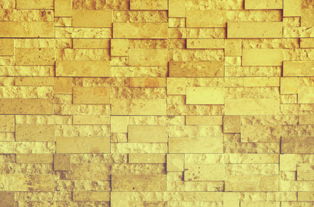 Brown modern stone wall background/texture.の写真素材