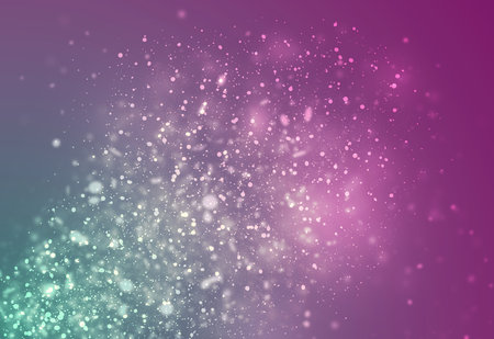 Dark Purple glitter sparkles rays lights bokeh Festive Christmas Elegant abstract background.の写真素材