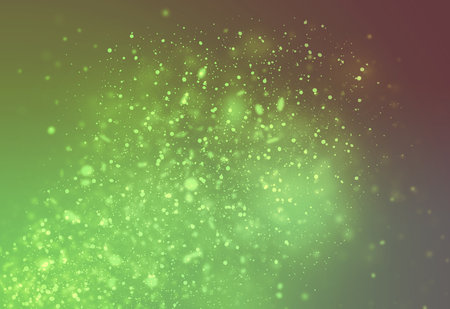 Dark Green glitter sparkles rays lights bokeh Festive Christmas Elegant abstract background.Vintage or retro tone.の写真素材