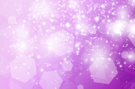 Purple glitter sparkles rays lights bokeh Festive Elegant abstract background.の写真素材
