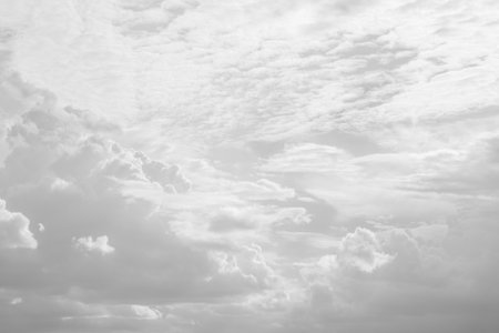 Black and White Sky and cloud for background. の写真素材