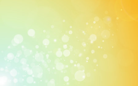 Gold and Blue sparkle rays lights with bokeh elegant show on stage abstract background. Dust sparks background.の写真素材