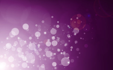 Purple sparkle rays lights with bokeh elegant show on stage abstract background. Dust sparks background.の写真素材
