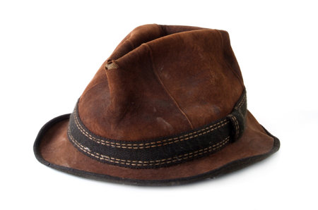 Old hat (brown)の写真素材