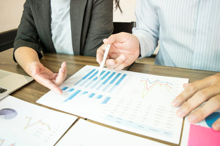Accountants are examining the company's finances to prepare for expansion into East Asia.