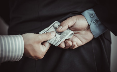 Businessmen give dollars to bribe employees in signing contracts to buy illegal land and real...