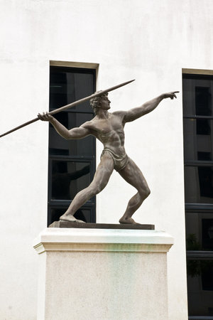 Statue, Sculpture Athleticsの写真素材