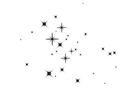 Fireworks star random source stream. Falling Star. Stars on a white background.のイラスト素材