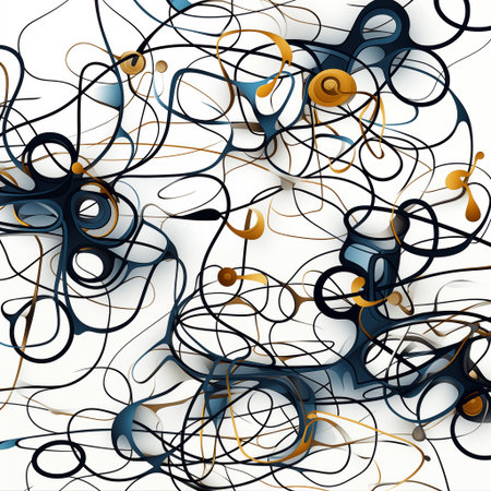abstract background, chaotic structure, vector illustration eps10 graphicの素材