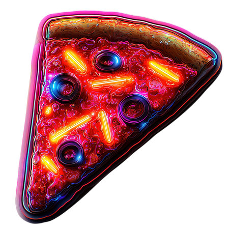 Fiery lava pizza with molten cheese and toppingsの素材