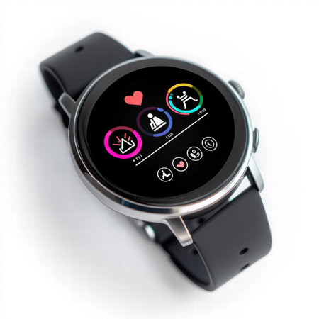 Modern Smartwatch Interface With Heart Monitorの素材