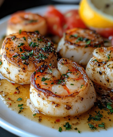 Lobster Tails with Tomato and Basil Sauceの素材