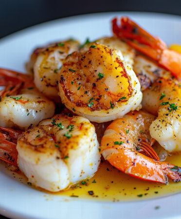 Seared Scallops with Citrus Marinadeの素材