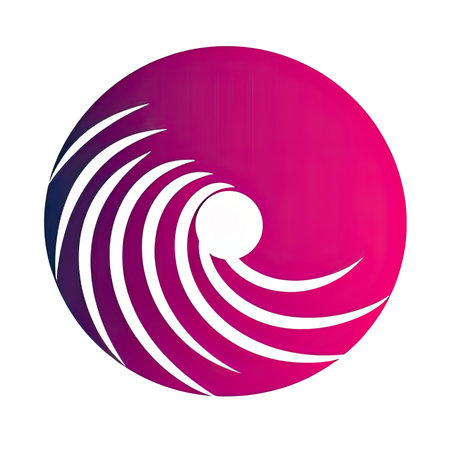 Spiral Movement In Gradient Pink Designの素材
