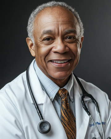 Confident Doctor in White Coatの素材