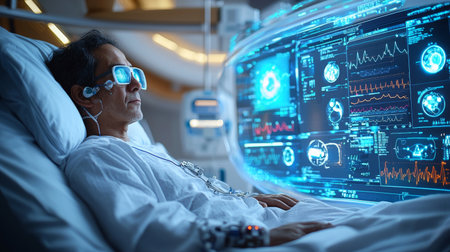 Futuristic Medical Patient Monitoring Roomの素材
