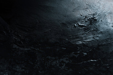 Dark moody underwater rock surface textureの素材