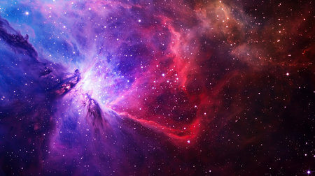 Nebula and galaxies in space. Elements of this image furnished by NASAの素材