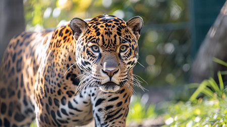 Jaguar is a large cat in the genus Panthera.の素材