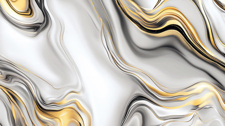Marble texture with gold veins. Abstract background. 3d rendering, 3d illustration.の素材