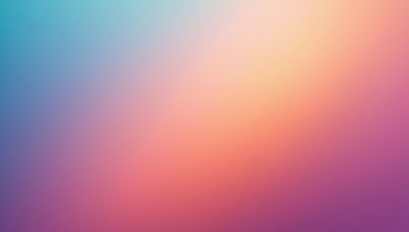 Warm coral and blue dreamy gradient backdropの素材