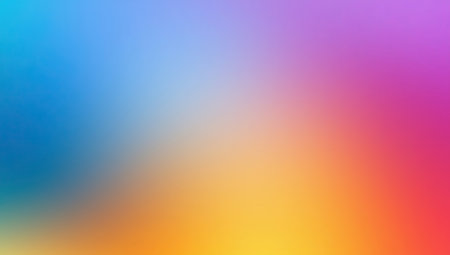 Bright blue and orange blended gradient sceneの素材