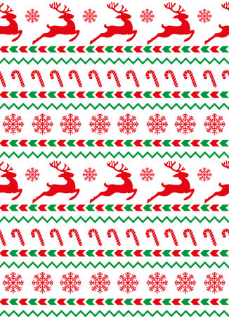 New Year's 2018 Christmas pattern for print. New Year's 2018 Christmas pattern for print.