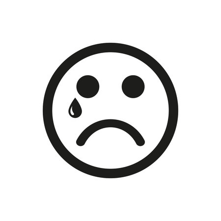 Vector smileys illustrations of emotion possible for printingのイラスト素材